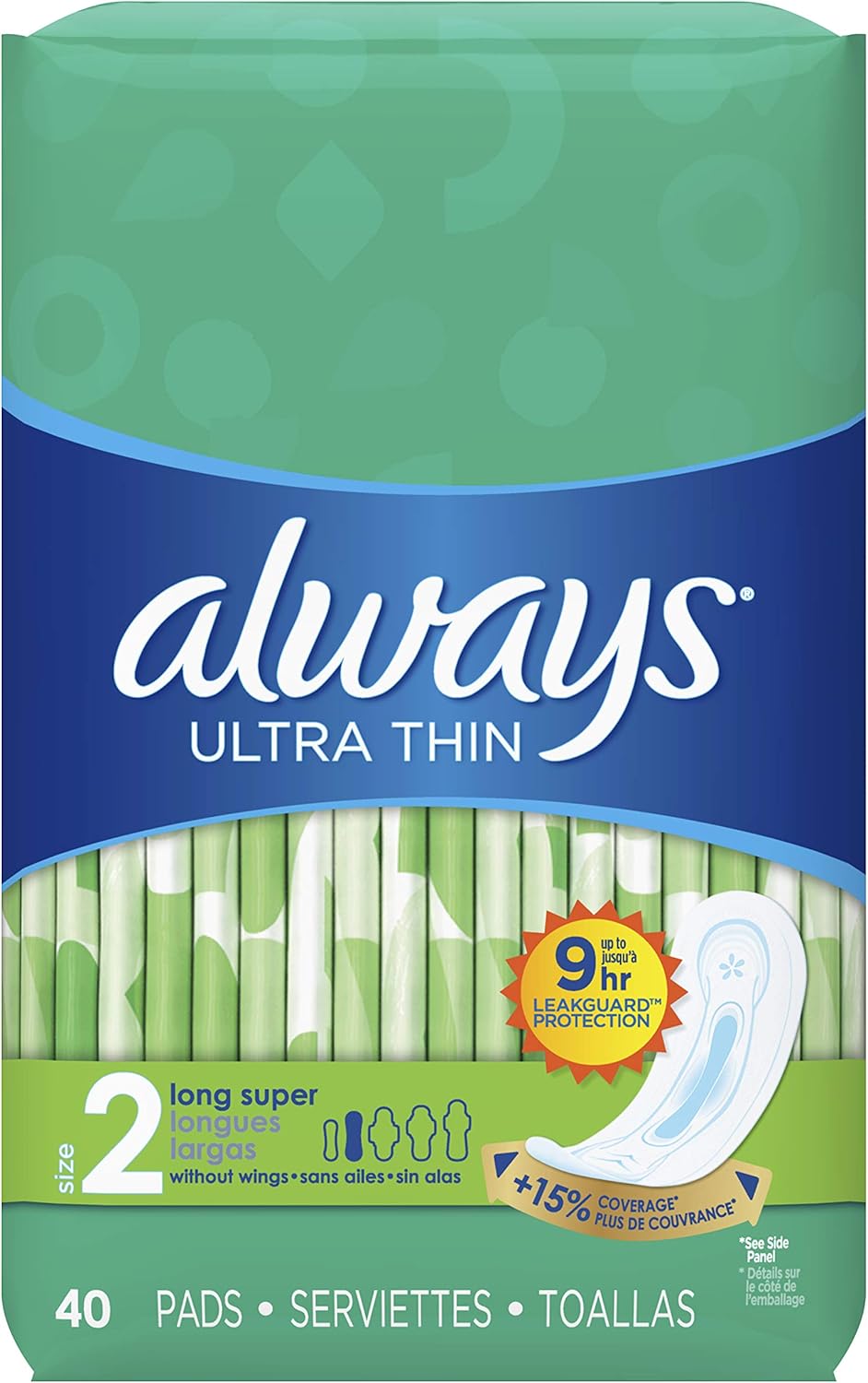 always卫生巾,女性卫生巾 size 3 - extra long super absorbency